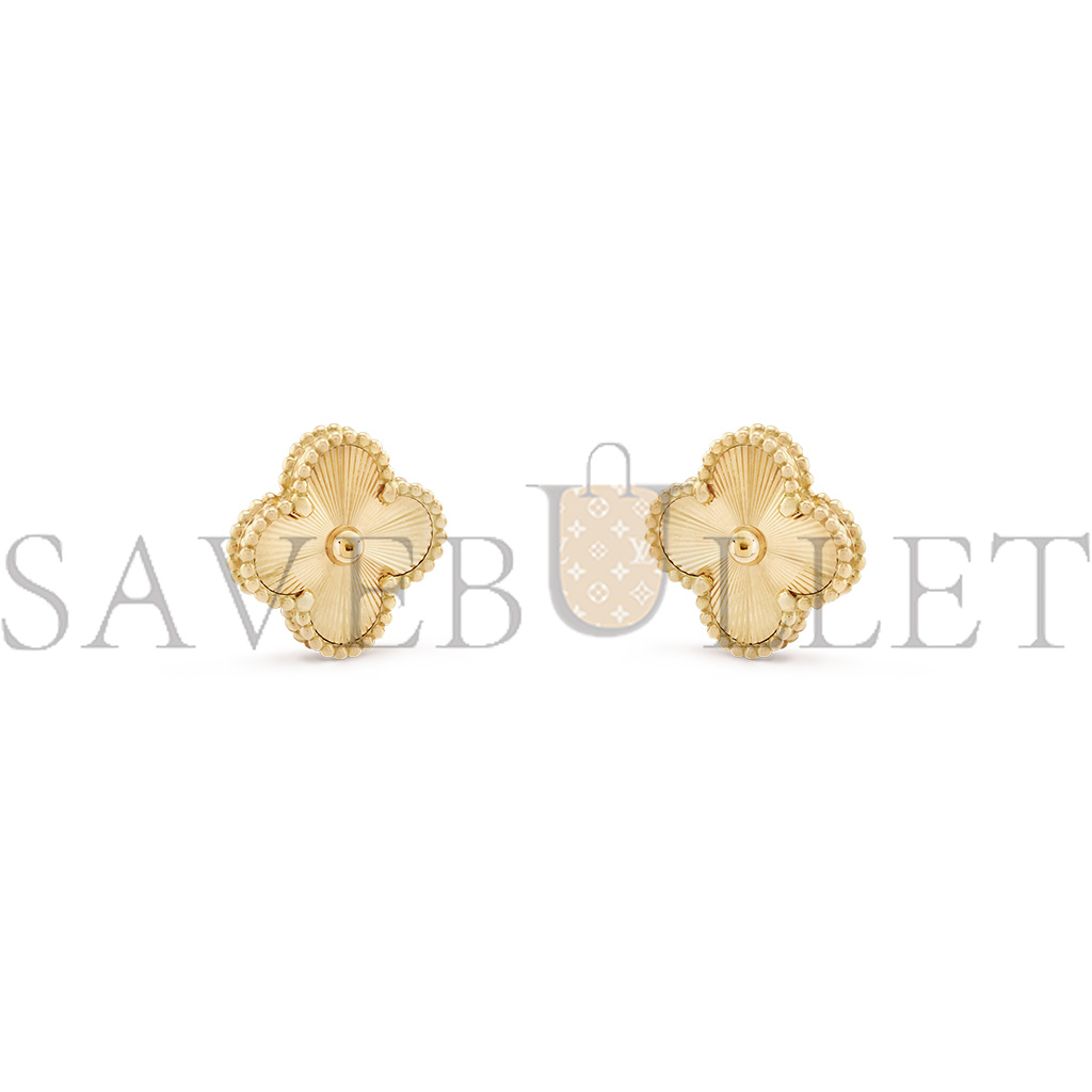 VAN CLEEF ARPELS VINTAGE ALHAMBRA EARRINGS - YELLOW GOLD VCARP3JL00 VAN CLEEF ARPELS VINTAGE ALHAMBRA EARRINGS - YELLOW GOLD VCARP3JL00